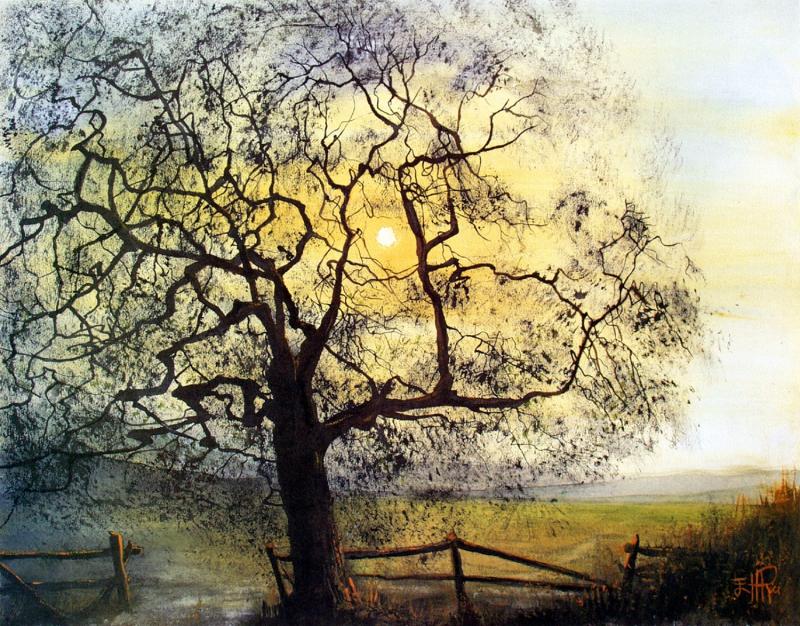 “Road Less Traveled,” by Ellen Rice, who is celebrating the 20th anniversary of her art gallery.